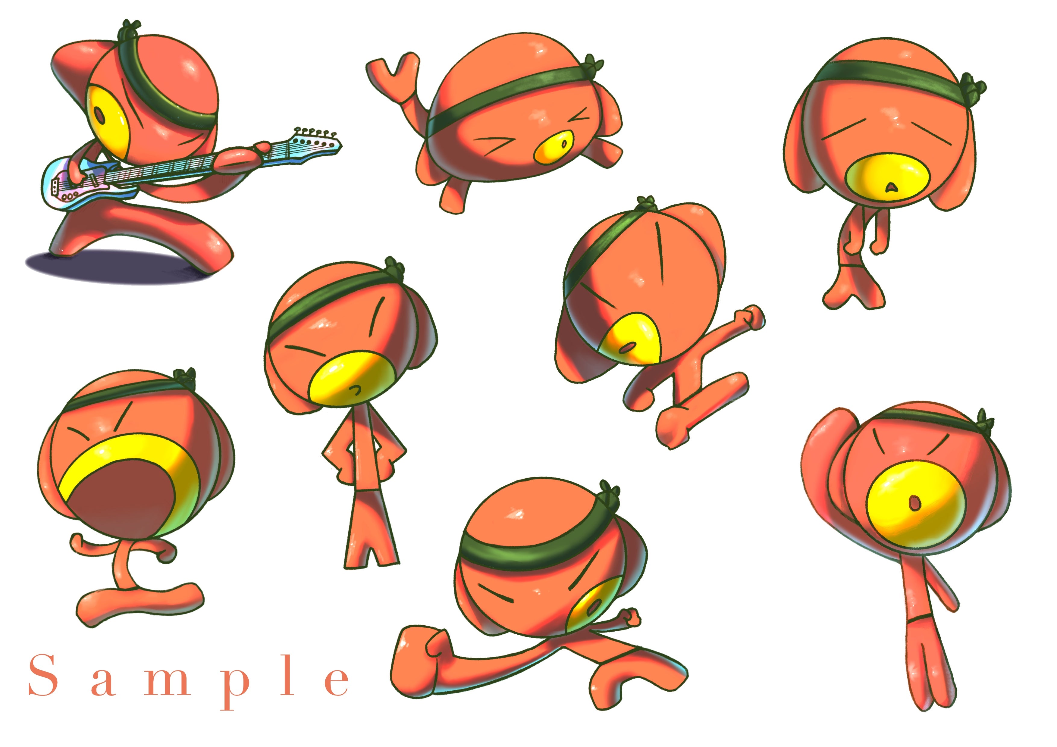 Full Moonkey sticker page